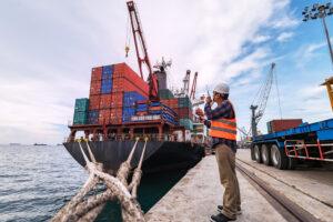 A dock worker near a cargo ship radios to ask about admiralty law in Louisiana and what he should know.